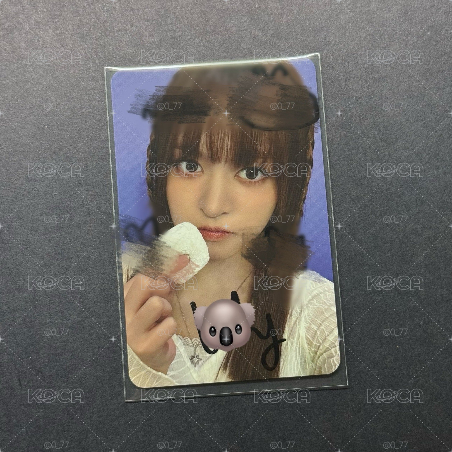 MS 鬆軟莉 塗鴉簽卡