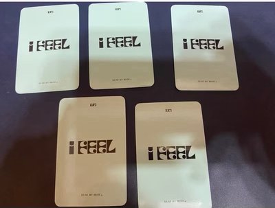 (G)I-DLE  迷你六輯 "I feel"Dearmymuse 通路特典小卡 成套 DMM