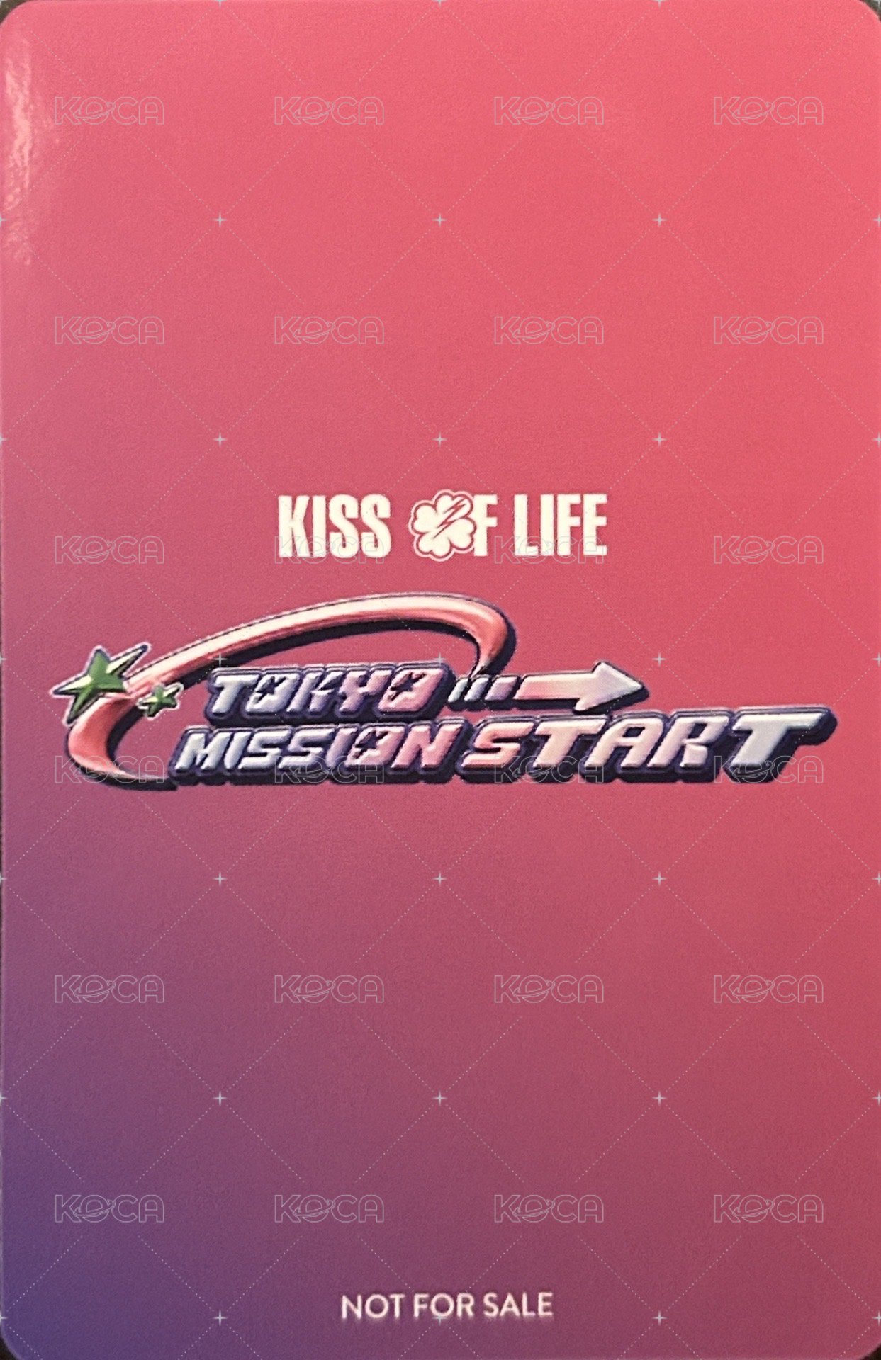 TOKYO MISSION START hmv 預售 特典卡  背面