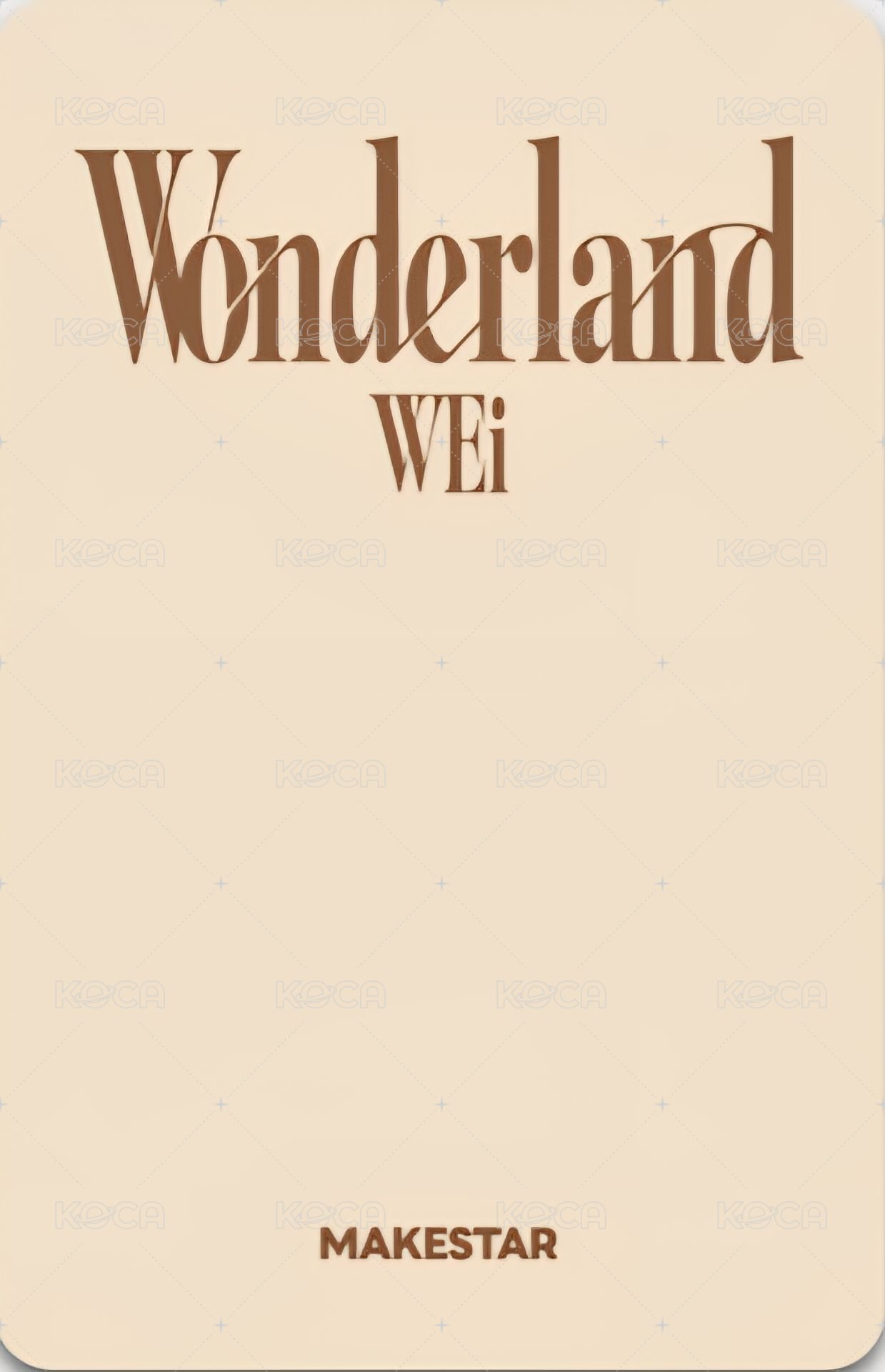 迷你八輯 ms 線下10.0 簽售卡 魯夫ver. 背面