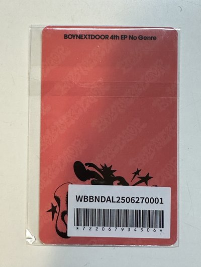 BOYNEXTDOOR 李涵 日本安可場限 特典卡