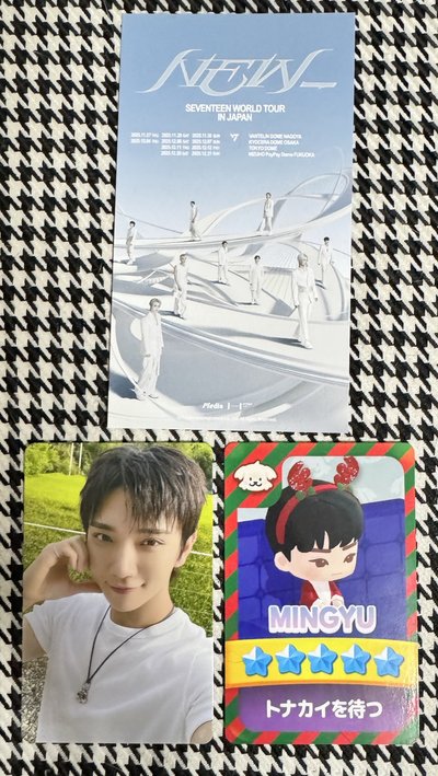 現貨 seventeen new 日巡 洪知秀 Joshua 續會卡 金珉奎 聖誕卡 票卡