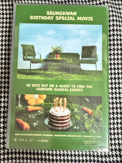 【現貨】seventeen 勝寛 2025 生日禮盒 小卡 ver.4 徽章 寫真 海報