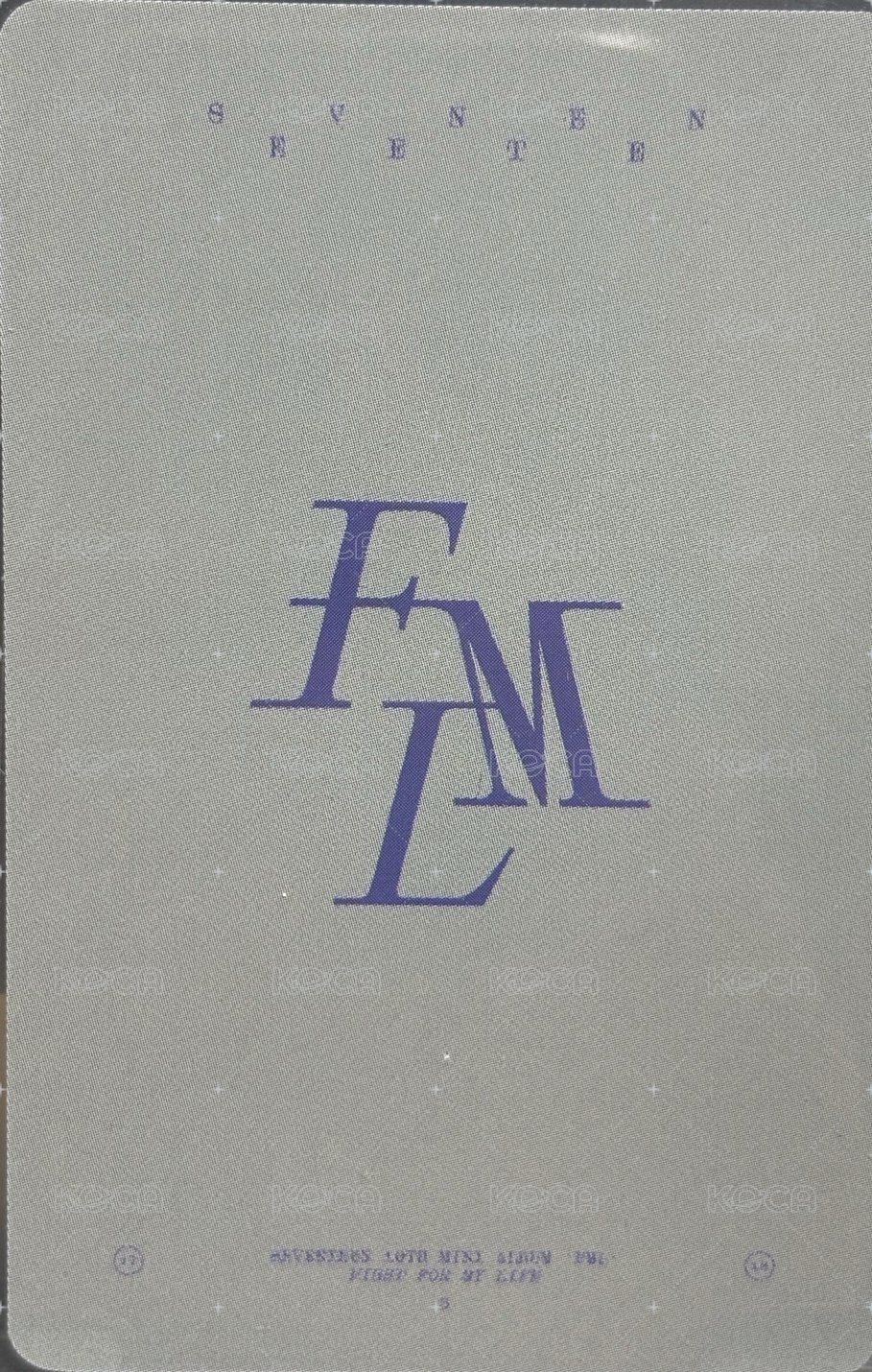 MINI10 mp 克拉盤預售特典閃卡 特典卡  背面