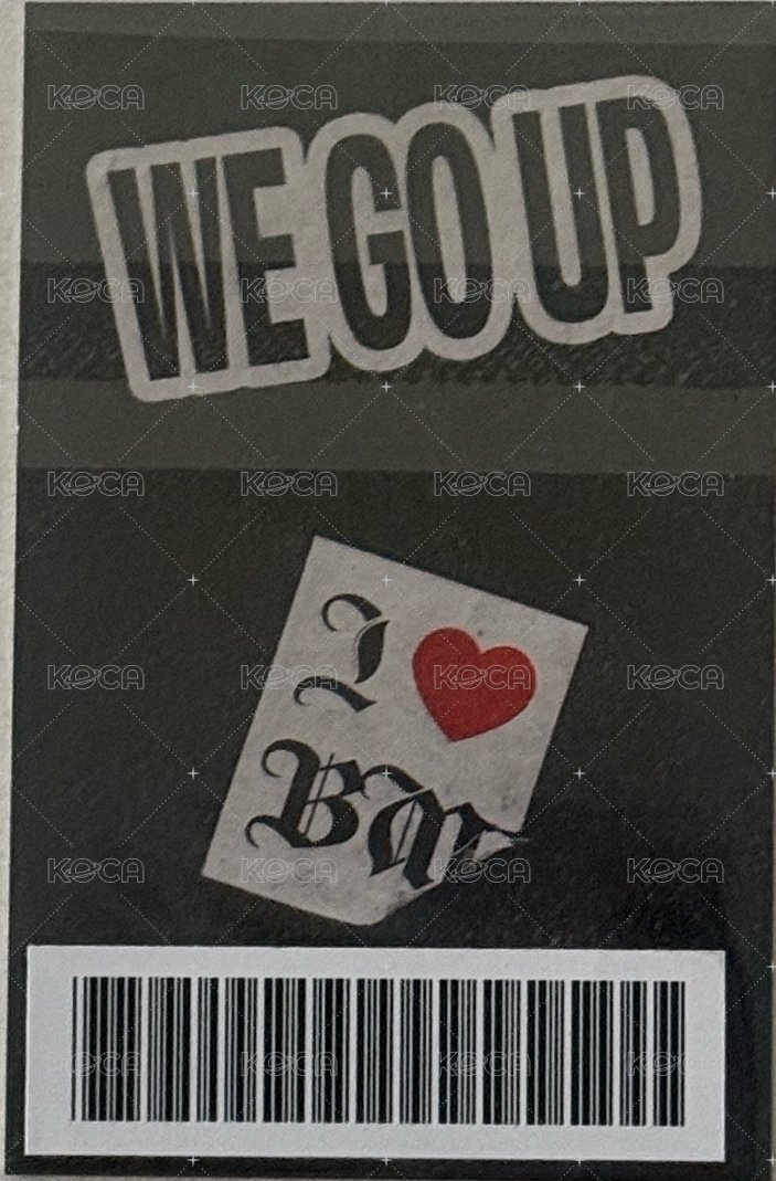 WE GO UP yg 線下 簽售卡  背面