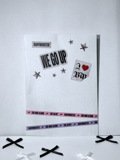 BABYMONSTER 《WE GO UP》預售禮貼紙（無小卡）