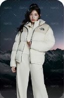 LEESEO x THE NORTH FACE 3.0 代言卡  背面