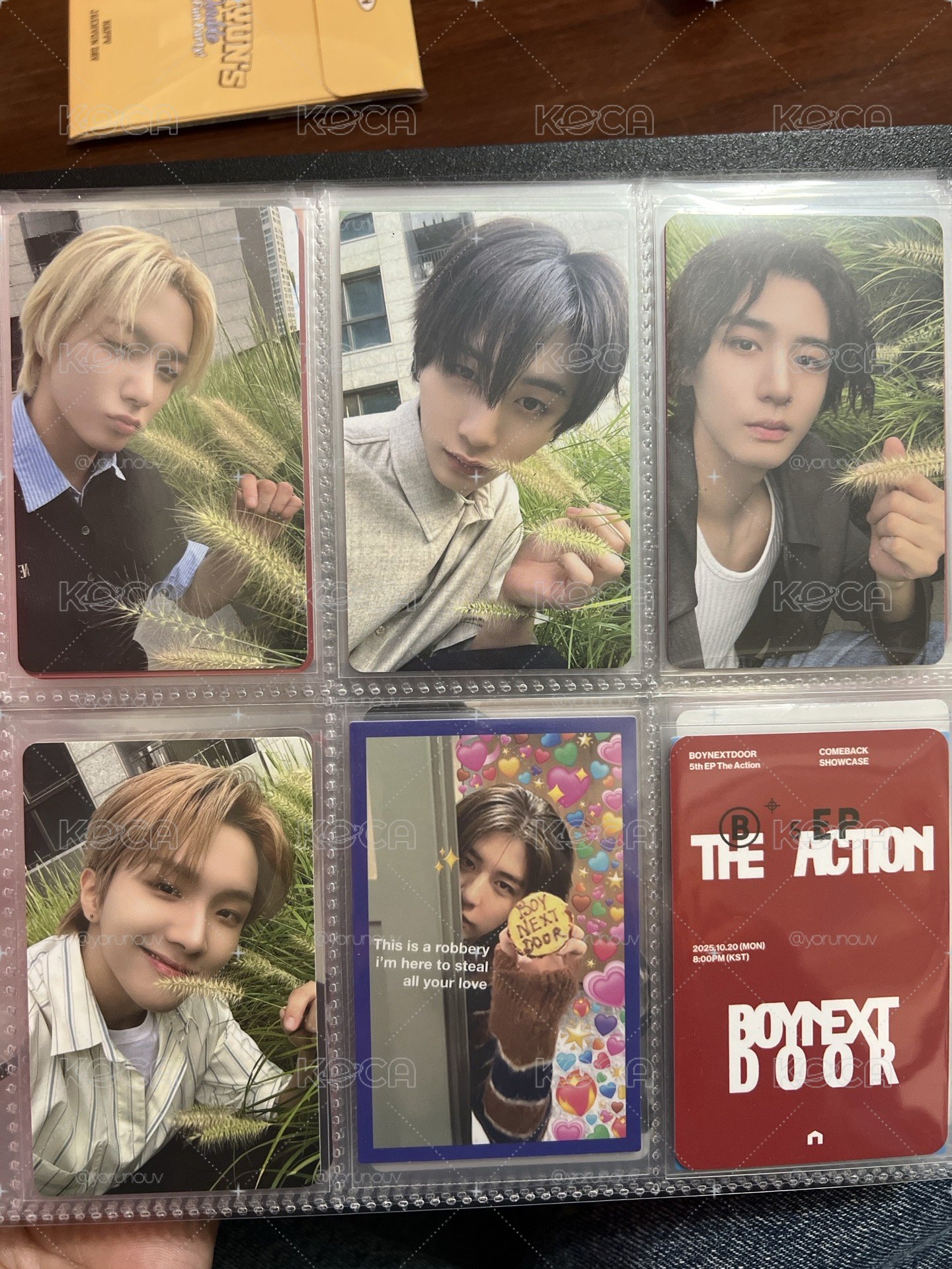 ✨The Action wvs特典卡