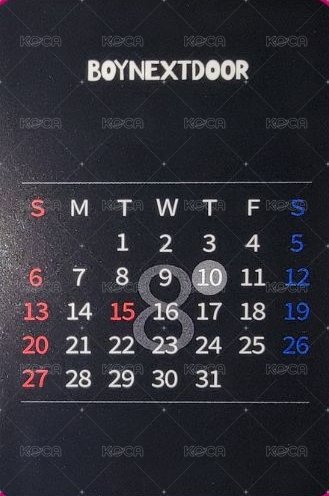 WHY.. mk 預售 特典卡 生日曆 背面