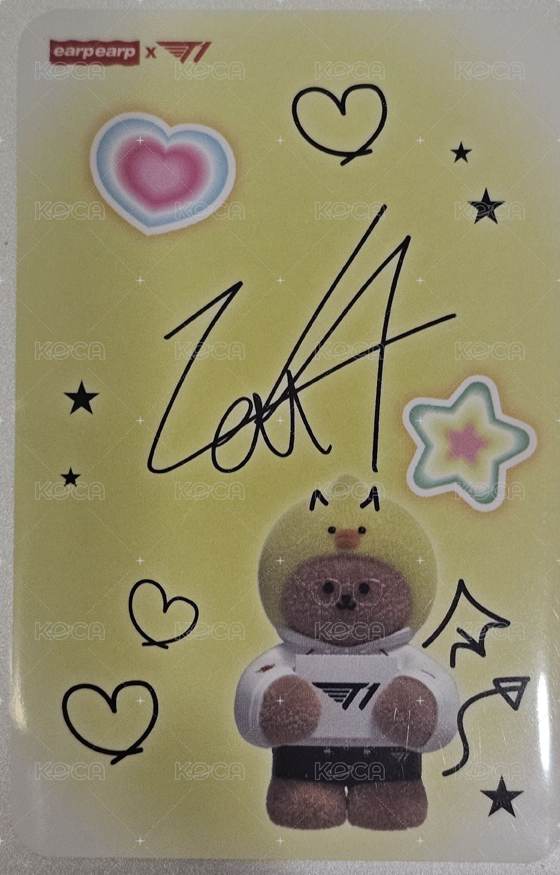 earpearp 3.0 代言卡  背面