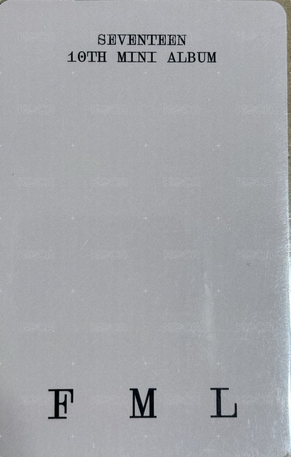 MINI10 kms 3.0 幸運卡  背面