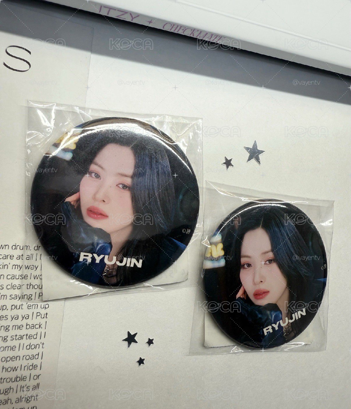 二巡 JYP JAPAN 徽章 留