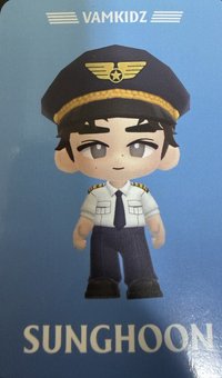 機長主題 遊戲卡 Q版小人卡