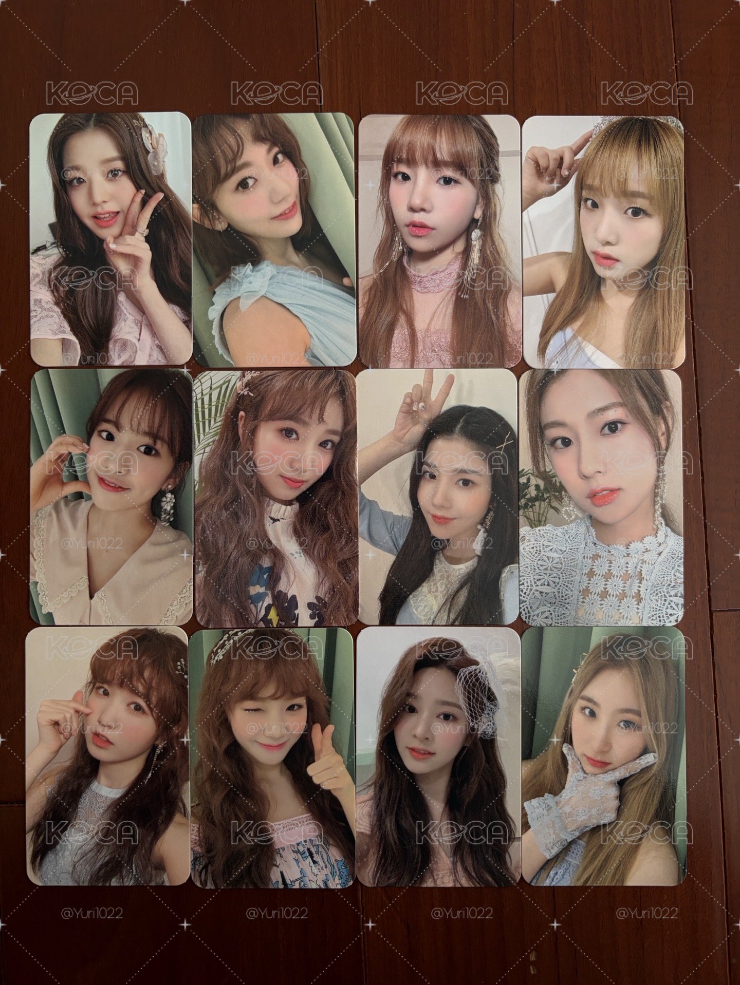 IZ*ONE Secret Time 年曆卡