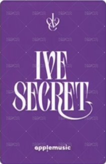 IVE SECRET am 4.0 簽售卡  背面