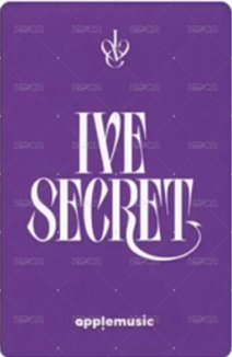 IVE SECRET am 4.0 簽售卡  背面