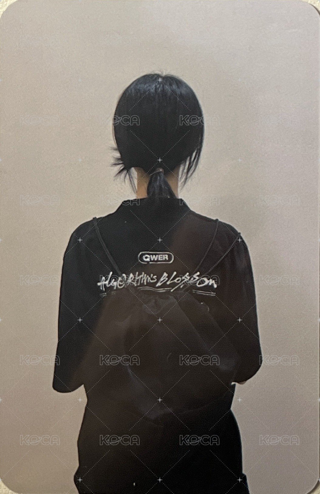 迷二快閃店 滿額卡  背面