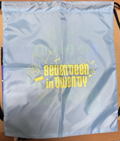 seventeen 6期 六期 籃球造型 會員禮 寫真 貼紙 束口袋 