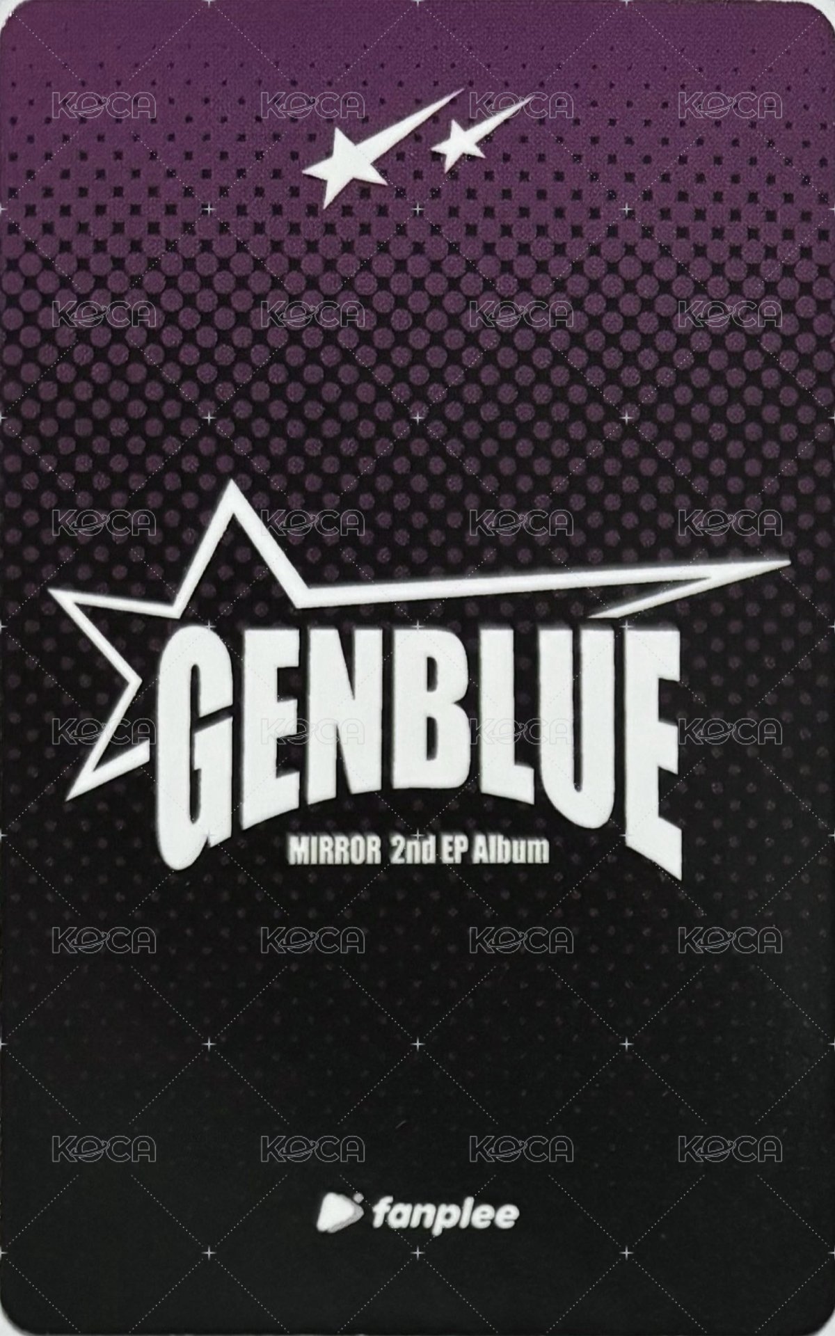 MIRROR fp 簽售卡 커피 ver. 背面