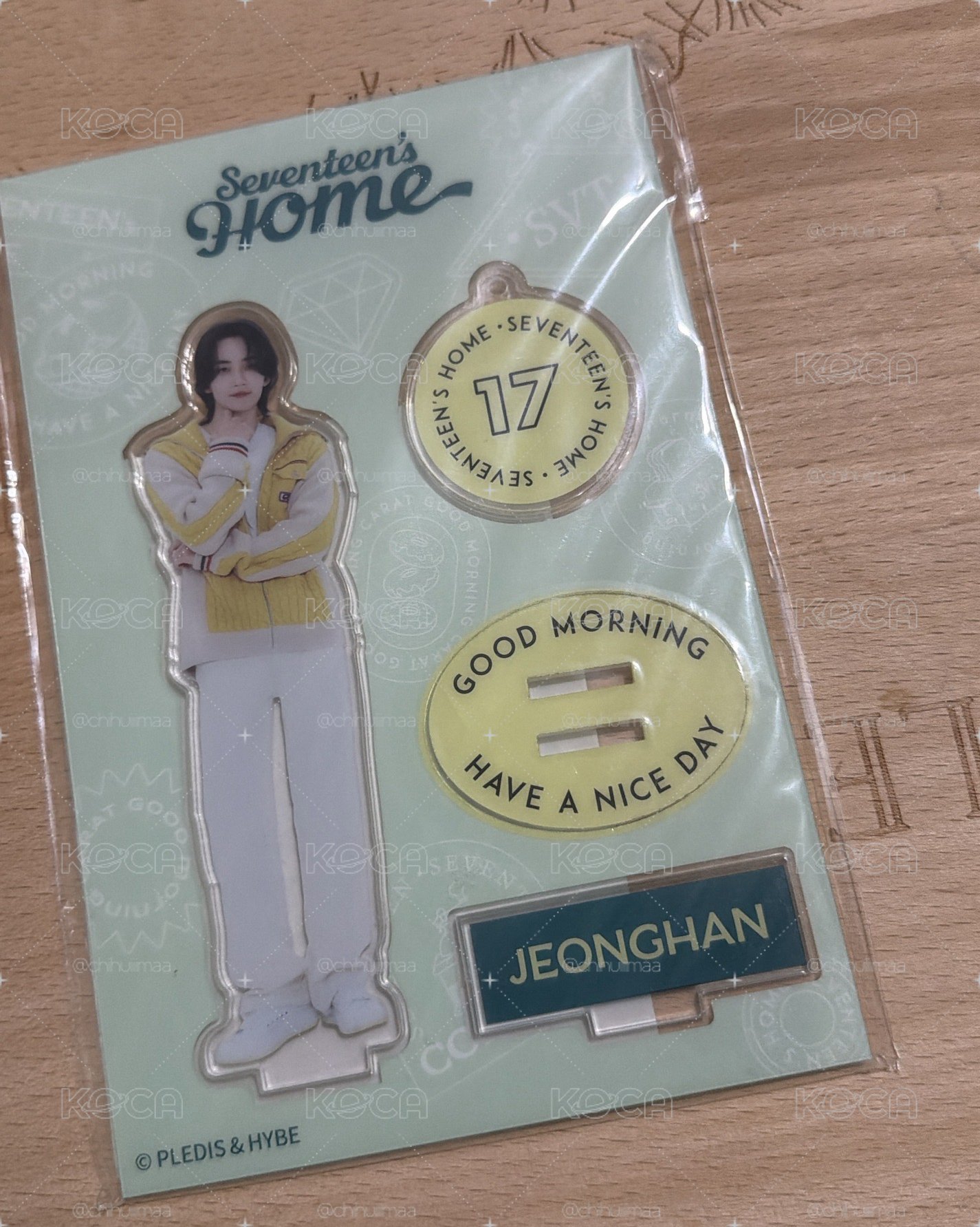 Seventeen Jeonghan 23 home立牌
