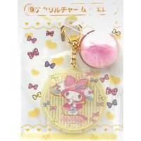 吊飾 美樂蒂吊飾 壓克力 三麗鷗 毛球 金色 美樂蒂 吊飾 日版 一番賞 melody 黃色 