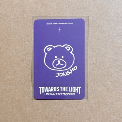 TOWARDS THE LIGHT 演唱會MD pouch小卡 鍾浩