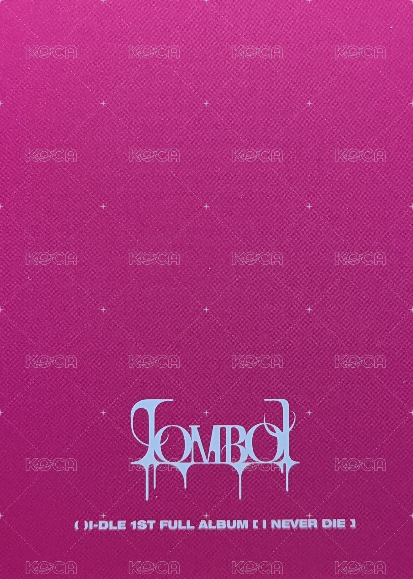 I NEVER DIE 專輯卡 Chill版 證件照 背面