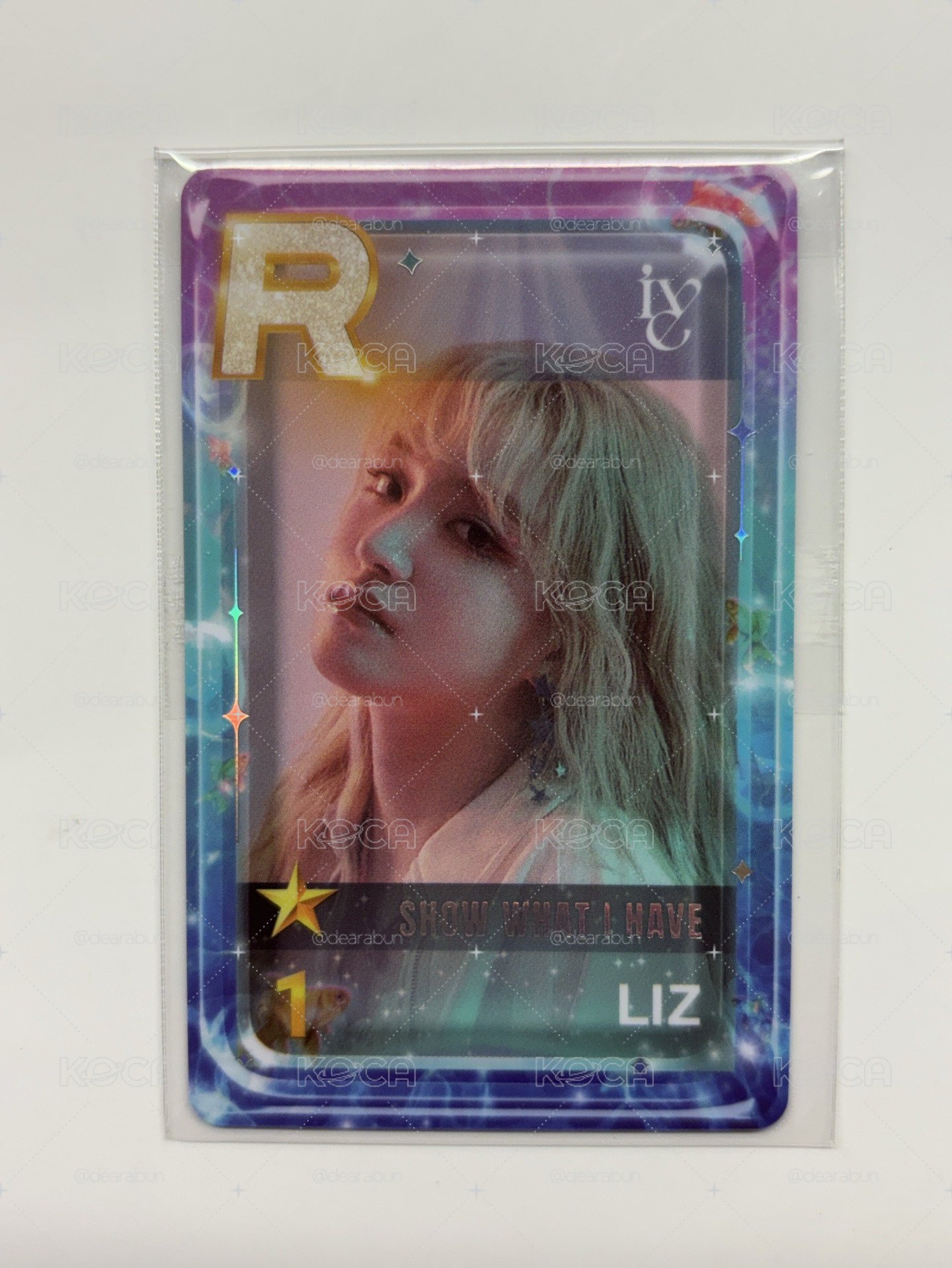 SHOW WHAT I HAVE 遊戲卡 栗子
