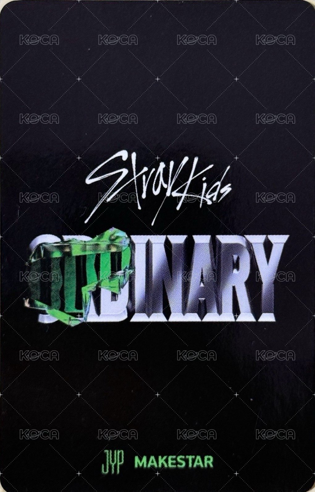 ODDINARY ms 特典卡  背面