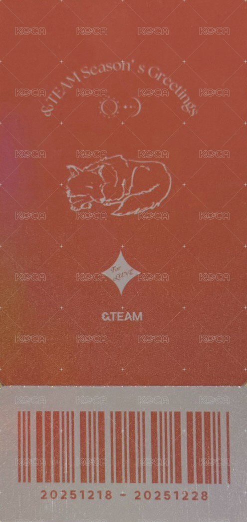 2026年曆快閃 韓國/日本 滿額卡  背面