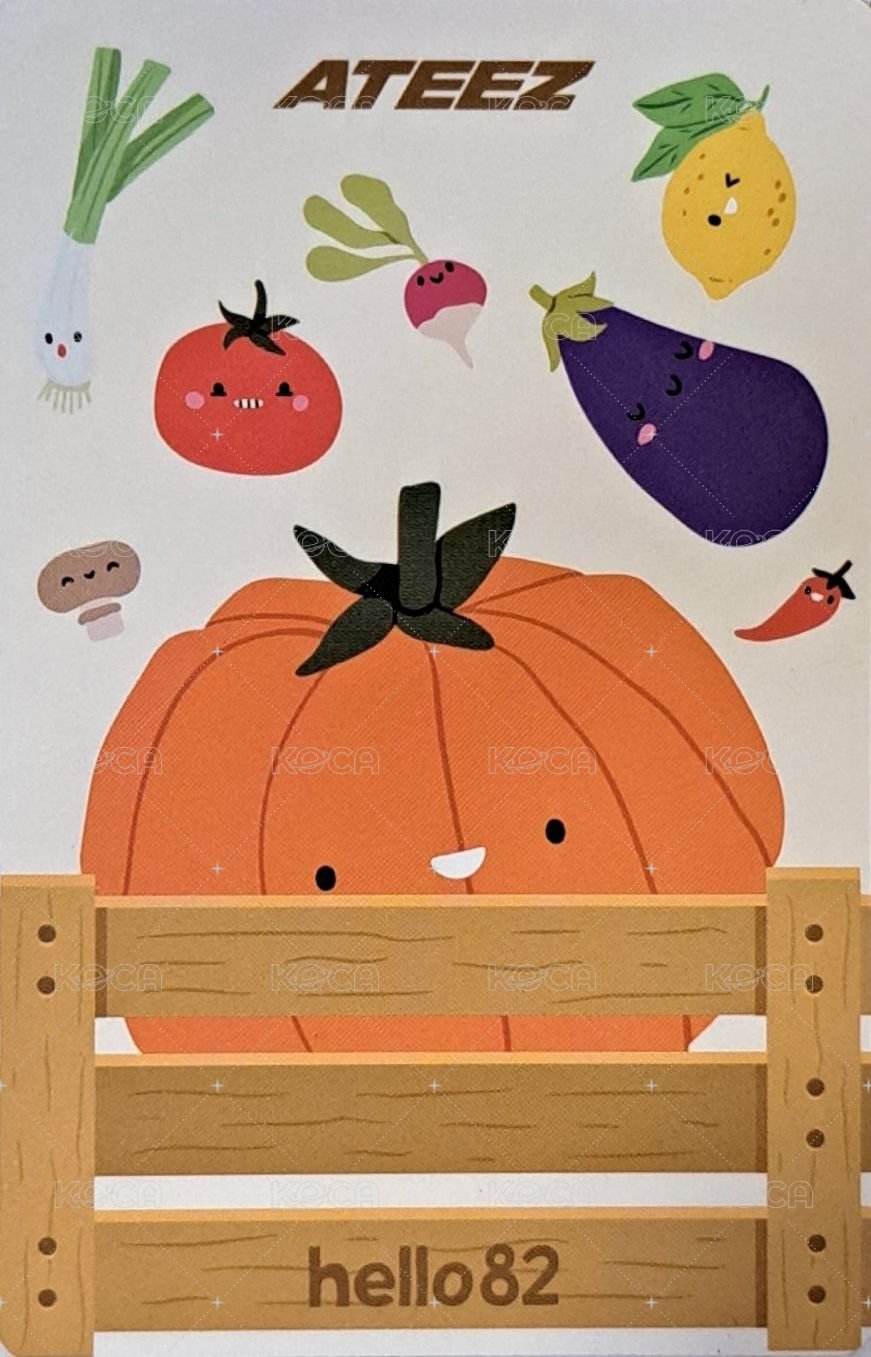 GH3 IYF hello82 US POP-UP  特典卡 VEGGIE ver. 背面