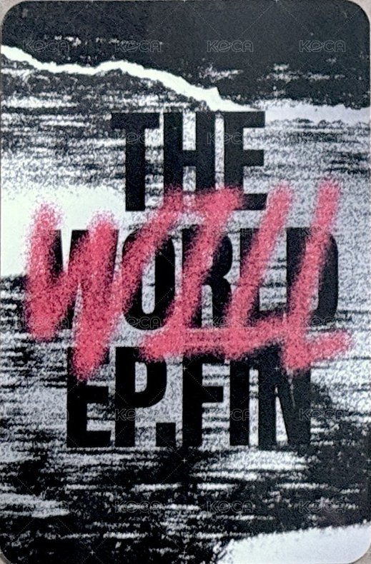 WILL 快閃店 周邊卡 Hardcover Photocard Binder 背面