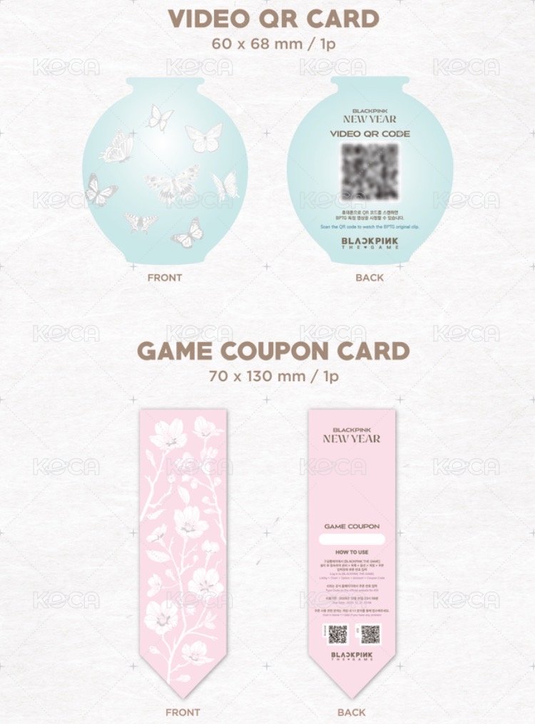 COUPON CARD COLLECTION NEW YEAR GREETING