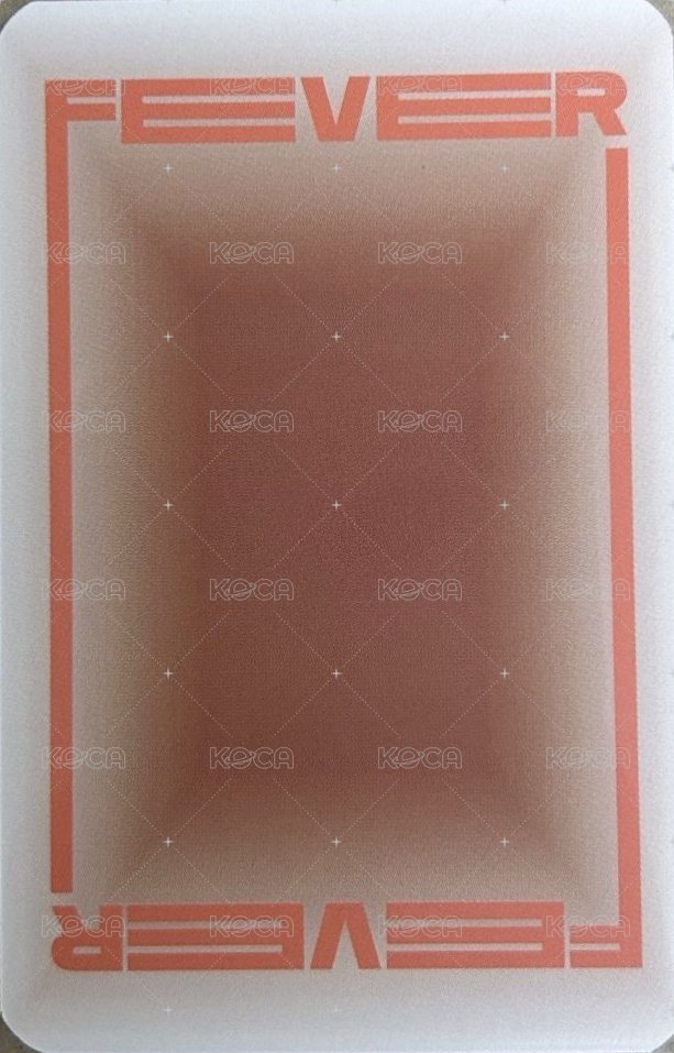 Fever pt.3 Kpopstore 3.0 簽售卡  背面