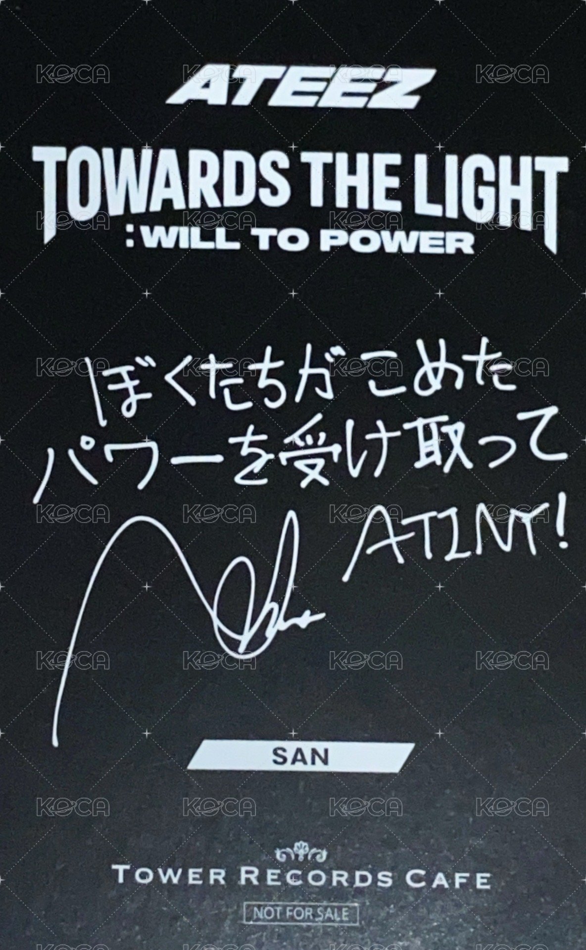 TTL 電影 塔店 後期 特典卡  背面