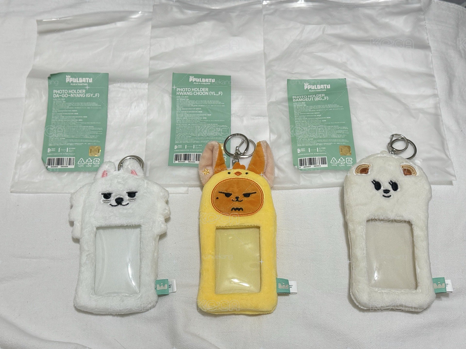 TXT ppultabu 角巴兔絨毛卡套