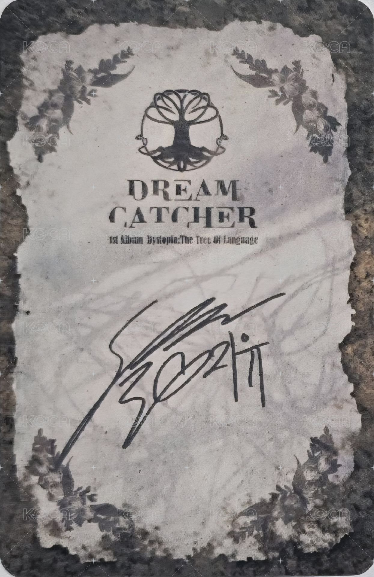 正規一輯 mmt 特典卡  背面