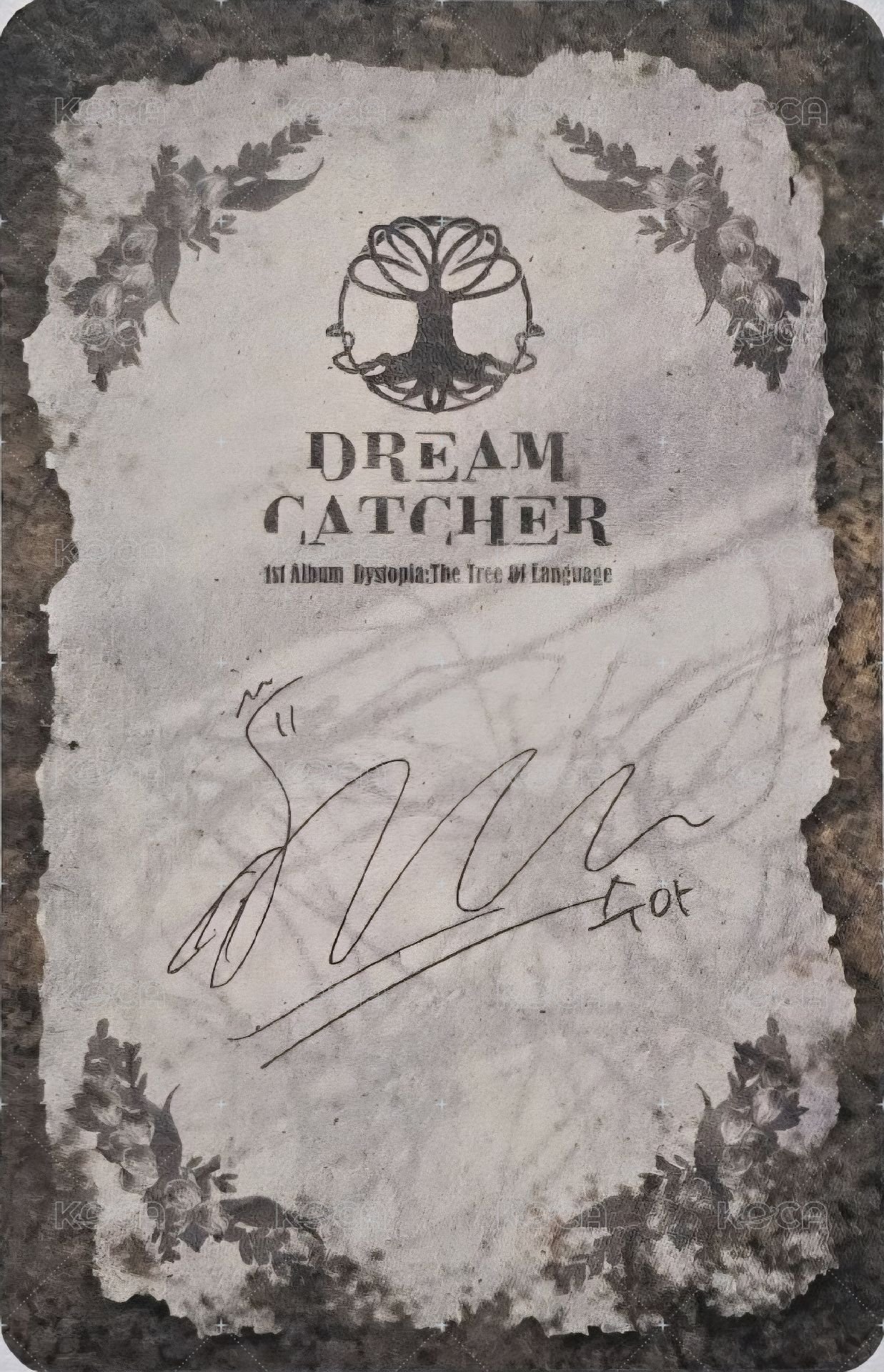 正規一輯 mmt 特典卡  背面