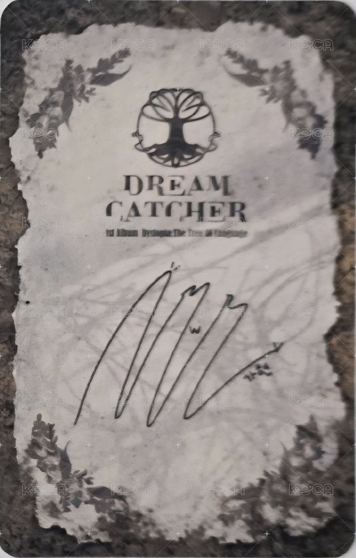 正規一輯 mmt 特典卡  背面