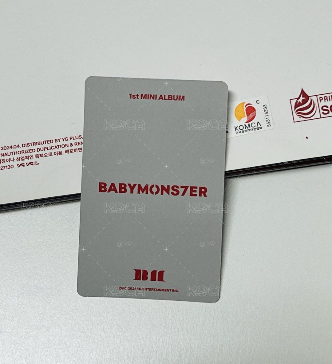 BABYMONS7ER 專輯卡 