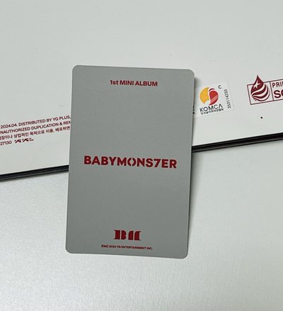 BABYMONS7ER 專輯卡 