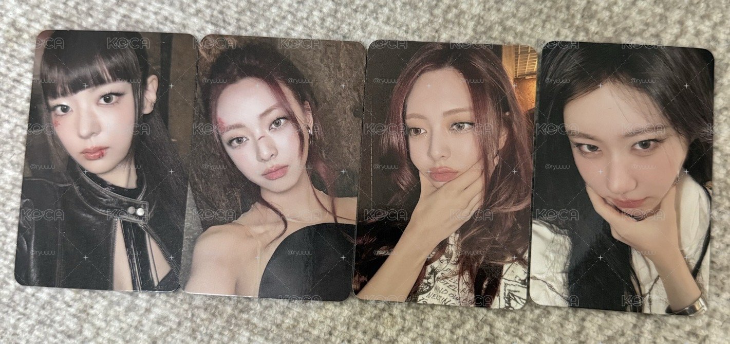 Itzy tnvs 特別版專卡 lia chaeryeong yuna