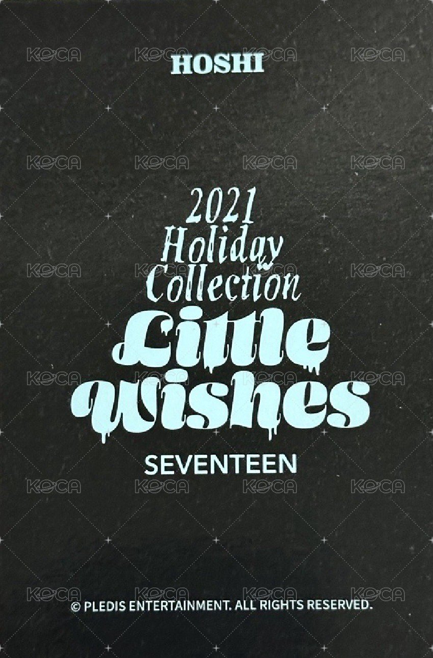 21’HOLIDAY 格子襯衫卡 周邊卡  背面