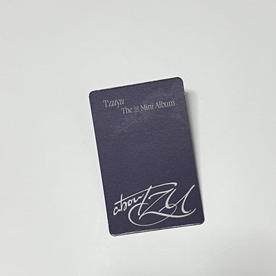 aboutTzu  專輯卡 雙變卡 fly