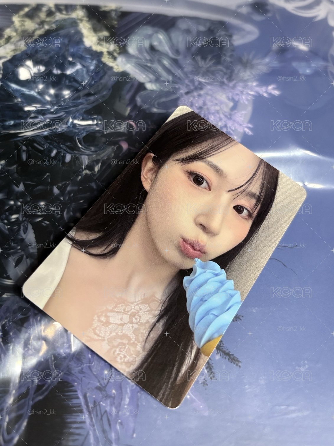 NMIXX BLUE VALENTINE電子專 冰淇淋卡 海嫄 
