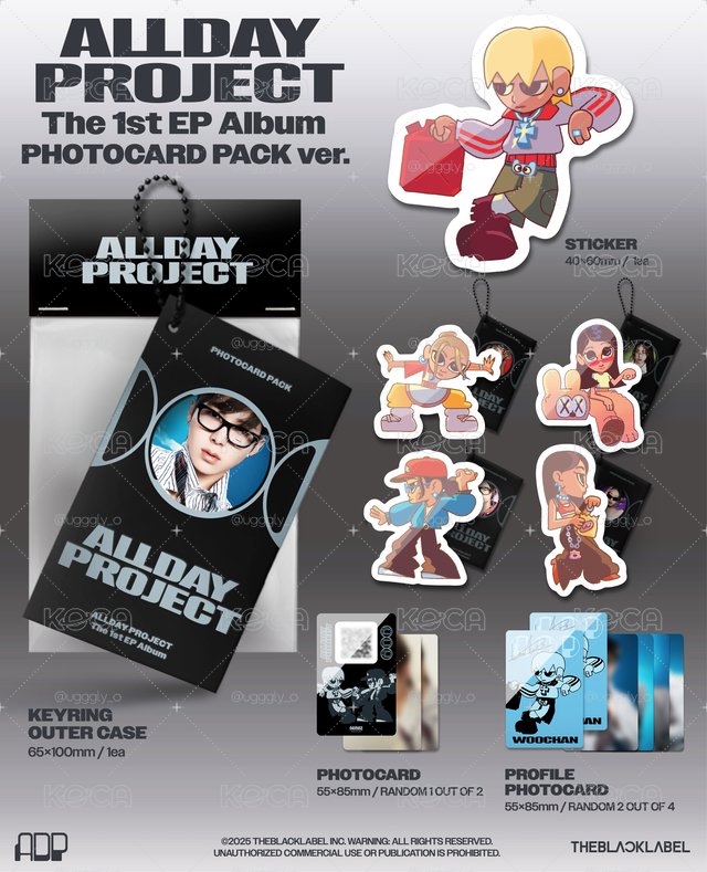 （預購）AllDay Project 1st EP卡通版專輯