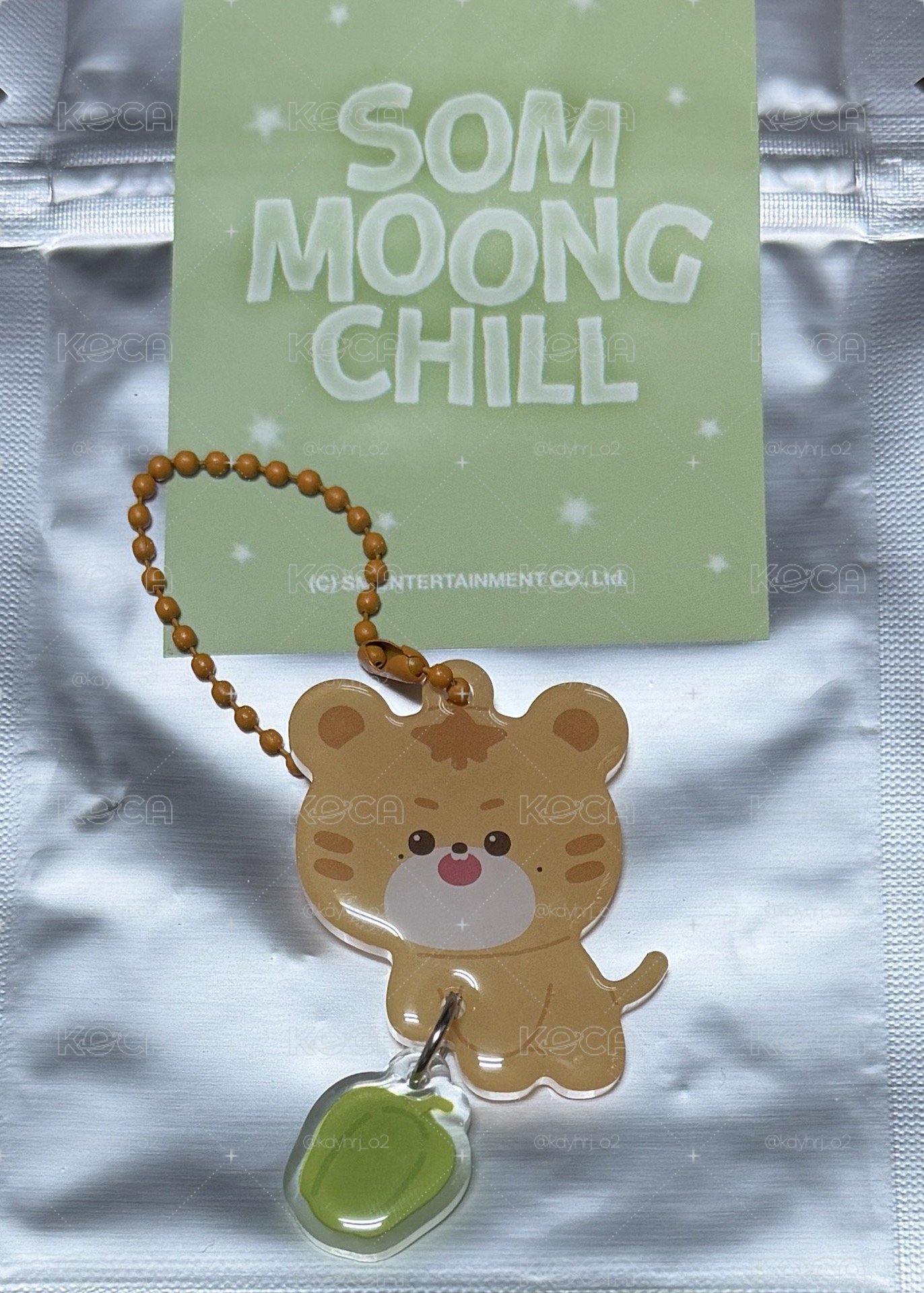 SOM-MOONG-CHILL 隨機鑰匙圈 馬克
