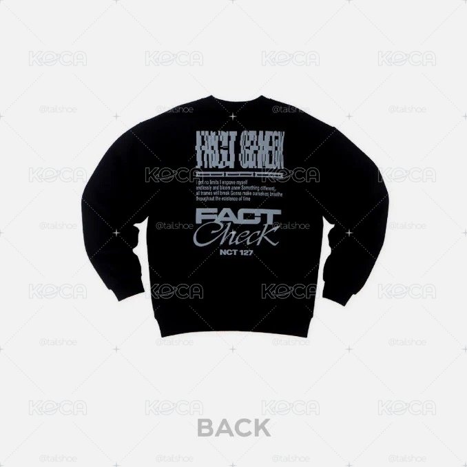 NCT 127 Fact Check MD 長袖大學T