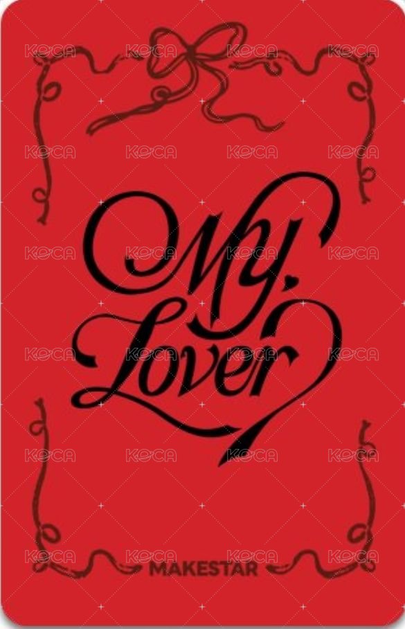 MY, Lover ms 線上 簽售卡  背面