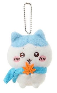 MINISO 吊飾 毛茸茸過冬系列 楓葉圍巾吊飾 小八